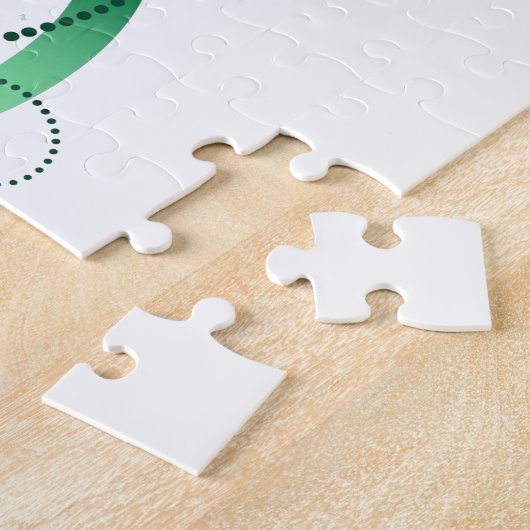 Infiniteitssymbool met Peacockdoether Legpuzzel (Zijkant)