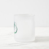 Infiniteitssymbool met Peacockdoether Matglas Koffiemok (Center)