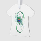 Infiniteitssymbool met Peacockdoether Ornament (voorkant)