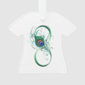 Infiniteitssymbool met Peacockdoether Ornament (achterkant)