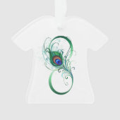 Infiniteitssymbool met Peacockdoether Ornament (voorkant)