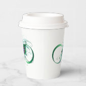 Infiniteitssymbool met Peacockdoether Papieren Bekers (Rechts)