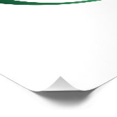 Infiniteitssymbool met Peacockdoether Perfect Poster (Hoek)