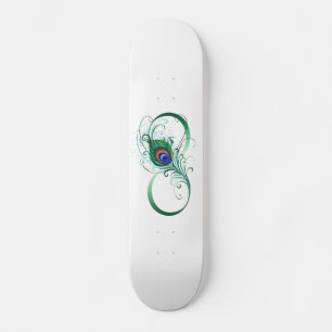 Infiniteitssymbool met Peacockdoether Persoonlijk Skateboard