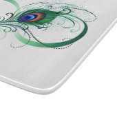 Infiniteitssymbool met Peacockdoether Snijplank (Hoek)