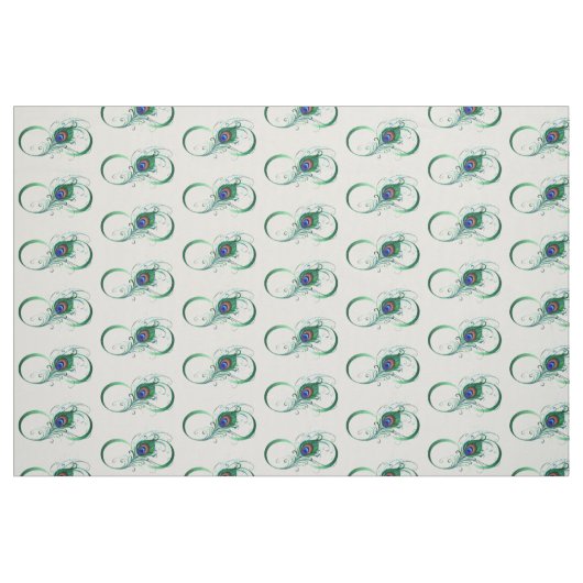 Infiniteitssymbool met Peacockdoether Stof (Fat Quarter)