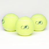 Infiniteitssymbool met Peacockdoether Tennisballen (Multi)
