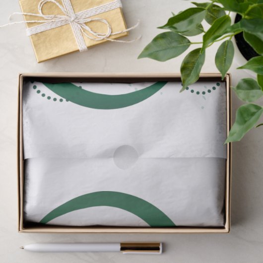 Infiniteitssymbool met Peacockdoether Tissuepapier (Geschenk)