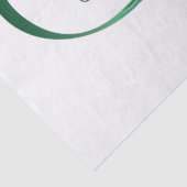 Infiniteitssymbool met Peacockdoether Tissuepapier (Detail)