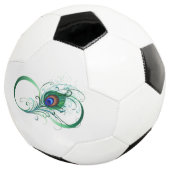 Infiniteitssymbool met Peacockdoether Voetbal (Drie kwart)