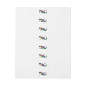 Infiniteitssymbool met regenboogRoos Adreslabel Wikkel (Vel)