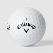 Infiniteitssymbool met regenboogRoos Golfballen (Logo)