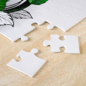 Infiniteitssymbool met regenboogRoos Legpuzzel (Zijkant)