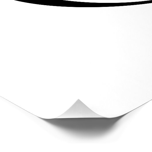 Infiniteitssymbool met regenboogRoos Perfect Poster (Hoek)