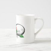 Infiniteitssymbool met regenboogRoos Porselein Kop (Rechts)