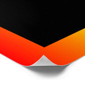 Infiniteitssymbool regenboog poster (Hoek)