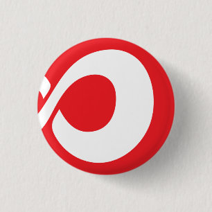 InfiniteRed-ronde knop Ronde Button 3,2 Cm