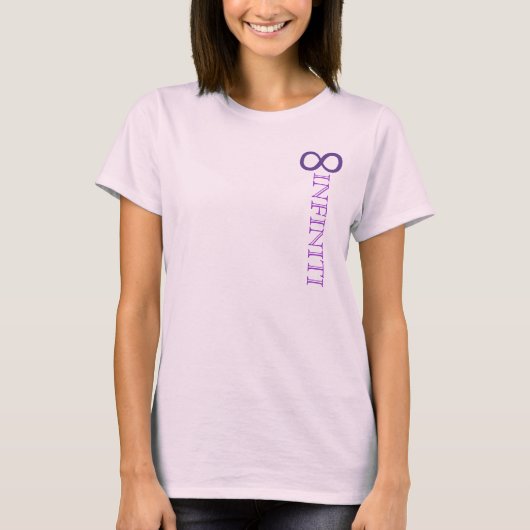 Infiniti Baby Doll Tshirt voor dames (Voorkant)