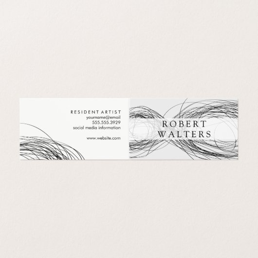 Infiniti / Expreslijnwerk Visitekaartje (Buitenkant ongevouwen)