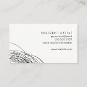 Infiniti / Expressieve Lijn Werk Visitekaartje (Achterkant)