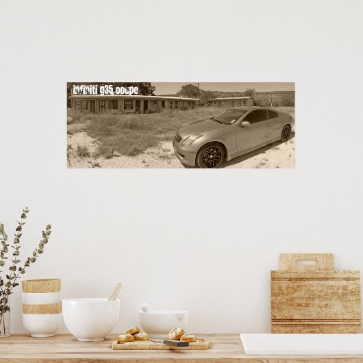 Infiniti G35 Coupe Poster (Keuken)