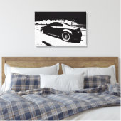 Infiniti G35 Coupe Rolling Shot Canvas Afdruk (Insitu (Slaapkamer))