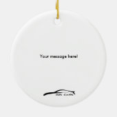 Infiniti G35 Coupe - Voeg je foto toe Keramisch Ornament (Achterkant)