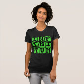 Infinitum, Oneindigheid, Latijnse uitdrukking T-shirt (Voorkant volledig)