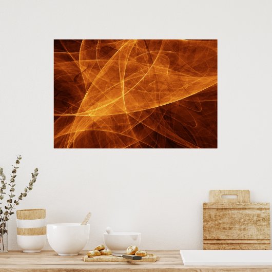 Infinity 2 Gold Poster (Keuken)