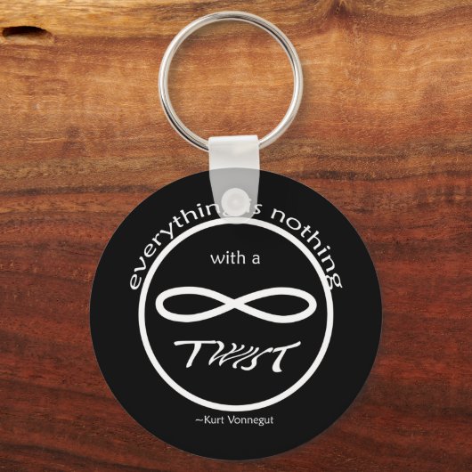 Infinity Alles, niets Basic Sleutelhanger (Voorkant)