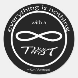 Infinity Alles, niets Sticker