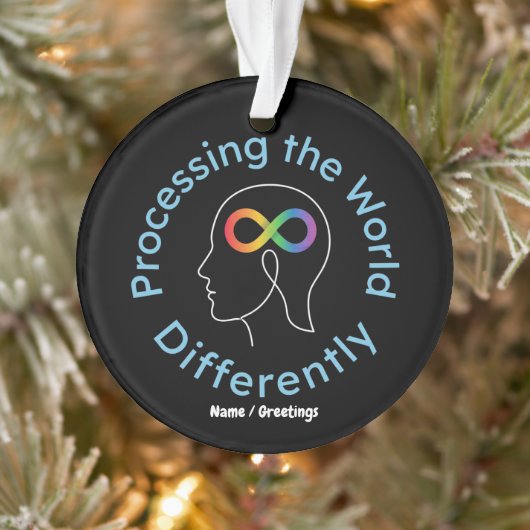Infinity Art Verwerkt de Wereld Anders Ornament (Boom)