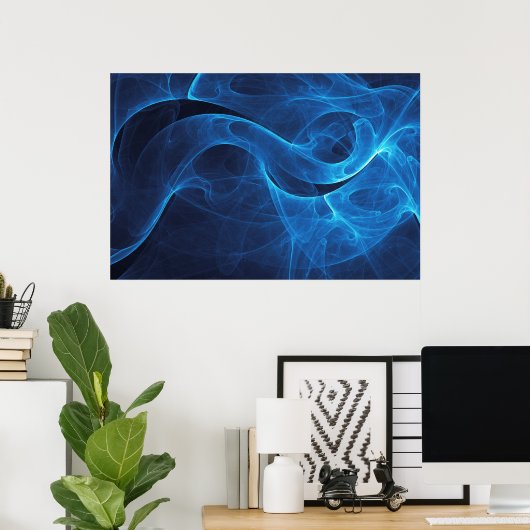 Infinity Blue Poster (Thuiskantoor)