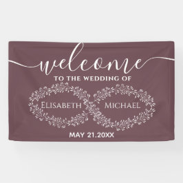 Infinity bogundy botanical romantic elegant spandoek