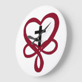 Infinity Christelijk Cross Grote Klok (Hoek)