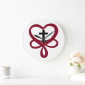 Infinity Christelijk Cross Grote Klok (Huis)