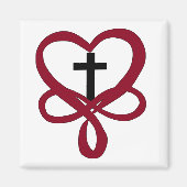 Infinity Christelijk Cross Magneet (Voorkant)