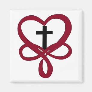 Infinity Christelijk Cross Magneet