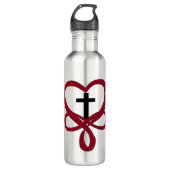 Infinity Christelijk Cross Waterfles (Voorkant)