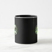 Infinity Core Embleem| Luxe Abstract Ontwerp Mok (Midden)