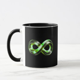 Infinity Core Embleem| Luxe Abstract Ontwerp Mok