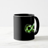 Infinity Core Embleem| Luxe Abstract Ontwerp Mok (Voorkant rechts)