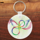 Infinity Cross Sleutelhanger (Voorkant)