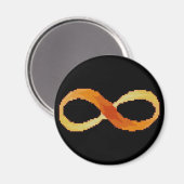 Infinity Cross Stitch Magnet (Voorkant / Achterkant)