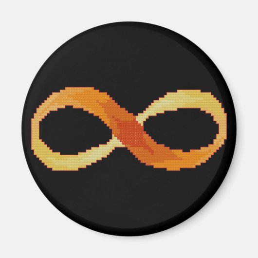 Infinity Cross Stitch Magnet (Voorkant)