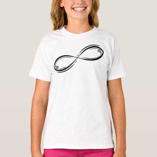 Infinity curve t-shirt (Voorkant)