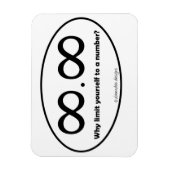 Infinity Dot Infinity Decal Magneet (Verticaal)