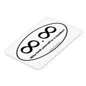 Infinity Dot Infinity Decal Magneet (Linkerzijde)