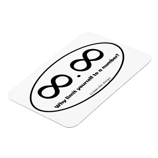 Infinity Dot Infinity Decal Magneet (Linkerzijde)