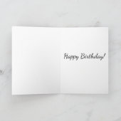 Infinity Dragonfly met Rozen "Happy Birthday" Kaart (Binnen)